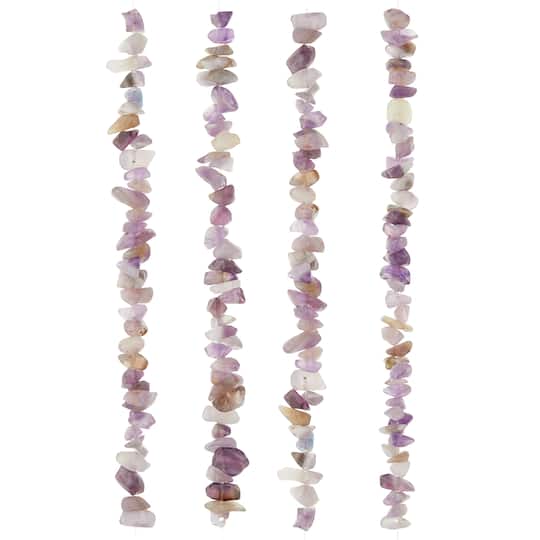 12 Pack: Purple Amethyst Chip Beads by Bead Landing™